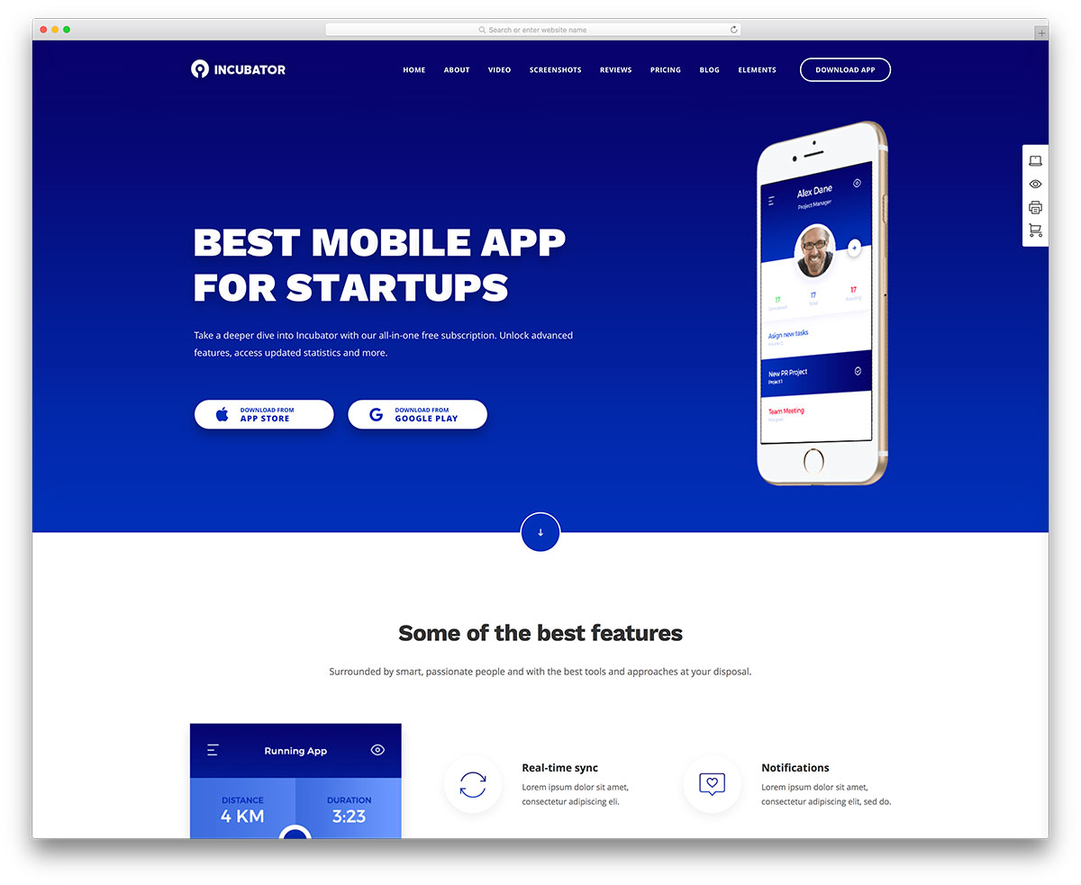 incubator-app-showcase-wp-template