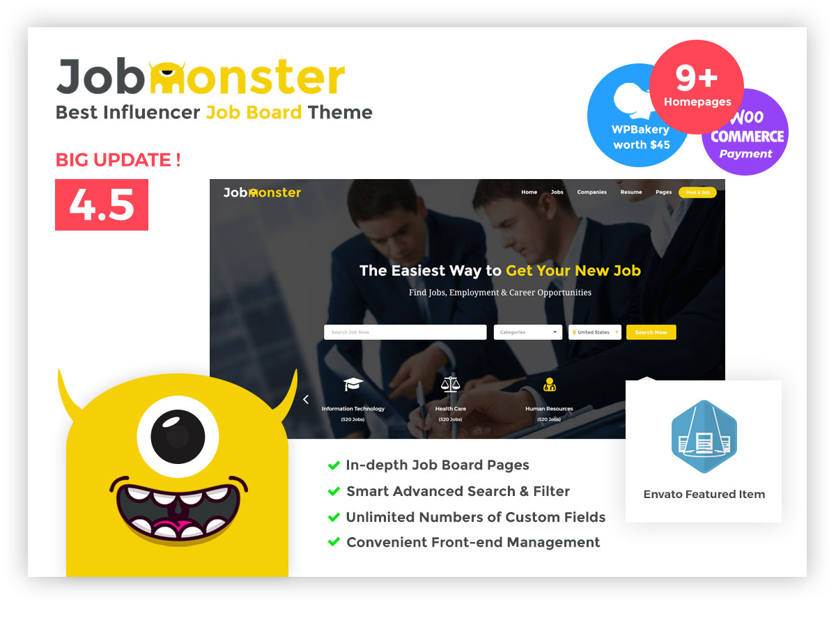 Jobmonster - WordPress job board