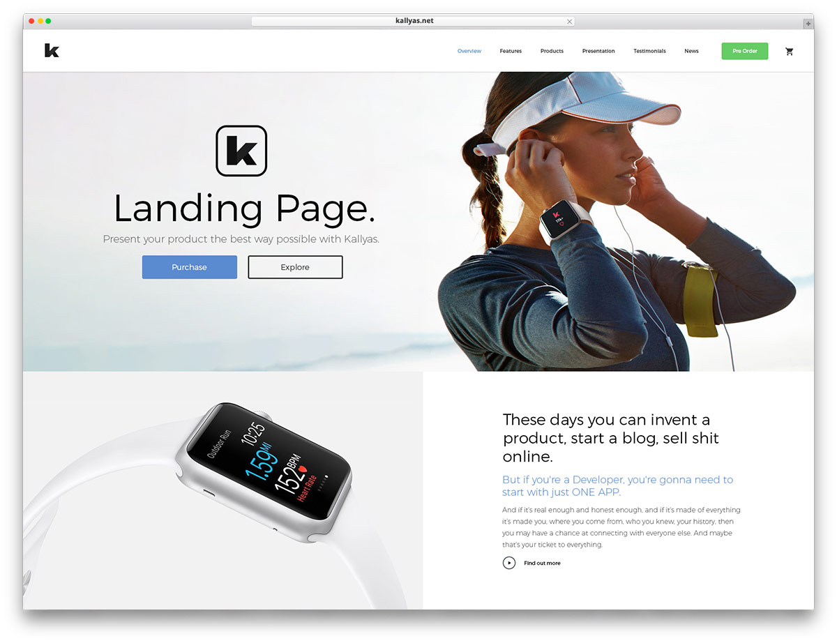 KALLYAS - Product Landing Page