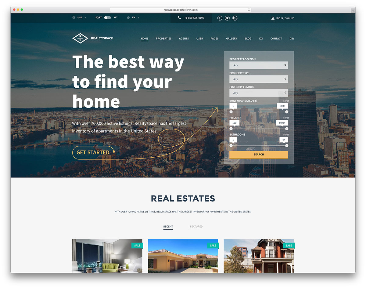 realtyspace-creative-real-estate-website-template