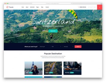 Travelo Free Template