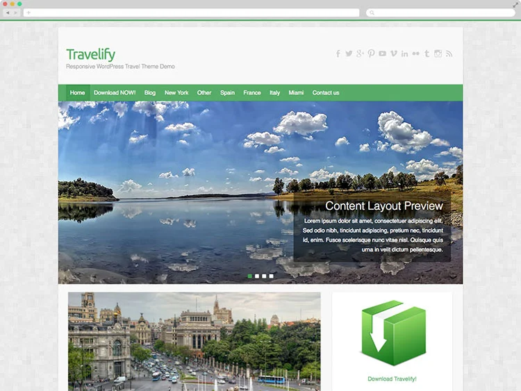 Travelify - Awesome Travel Theme